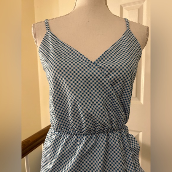 Kaileigh Sleeveless Gingham Wrap Dress NWT!! - Picture 9 of 16